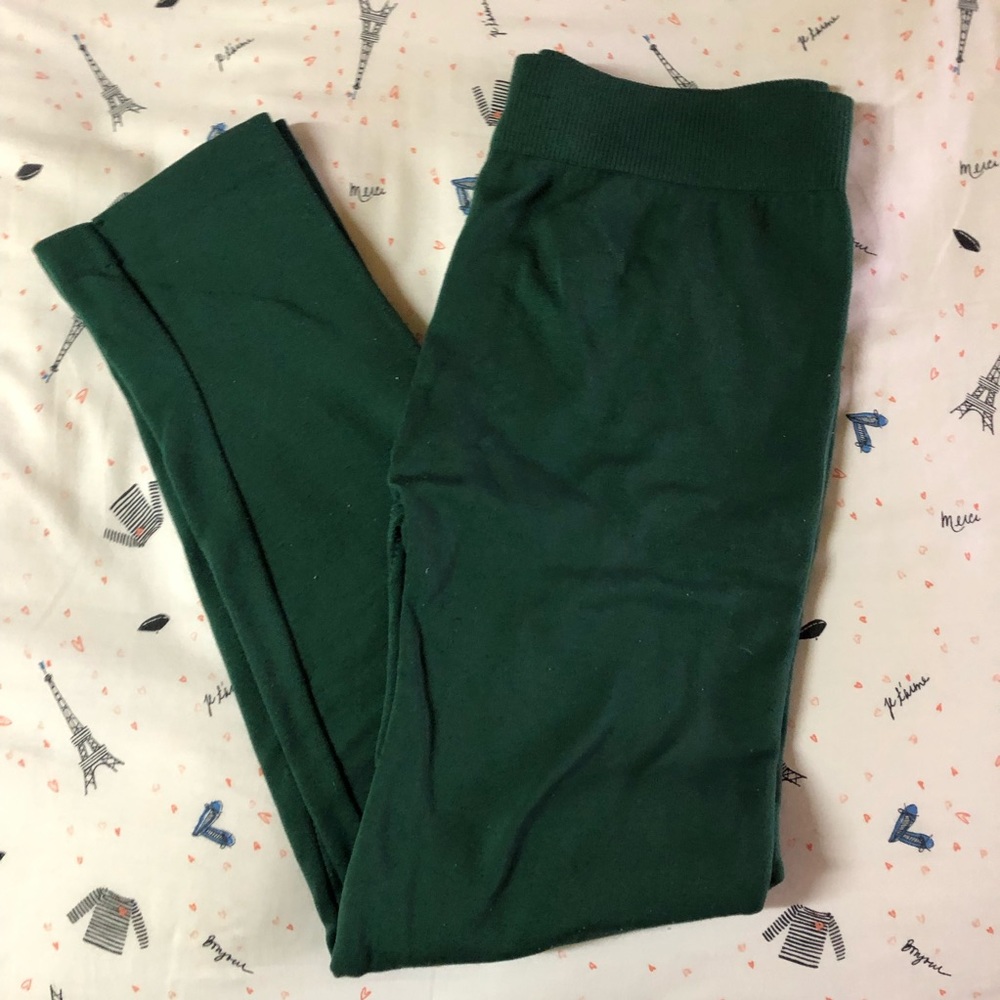 BUNDLE TO SAVE! Hunter Green Warm Leggings